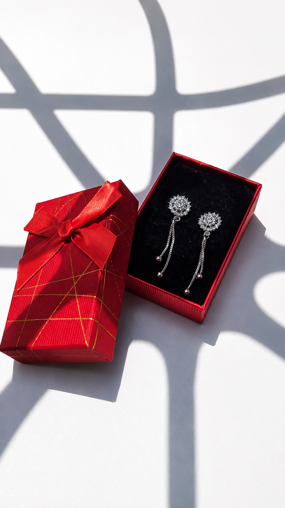 Sparkling AD Stone Dangle Earrings for Women & Girls