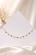 Celeste Charm Necklace – Anti Tarnish Gold Plated Pendant for Women