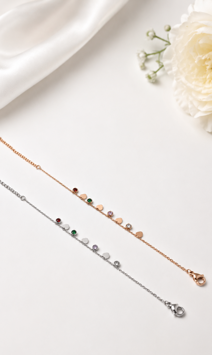 Luna Heart Bracelet (Set of 2)