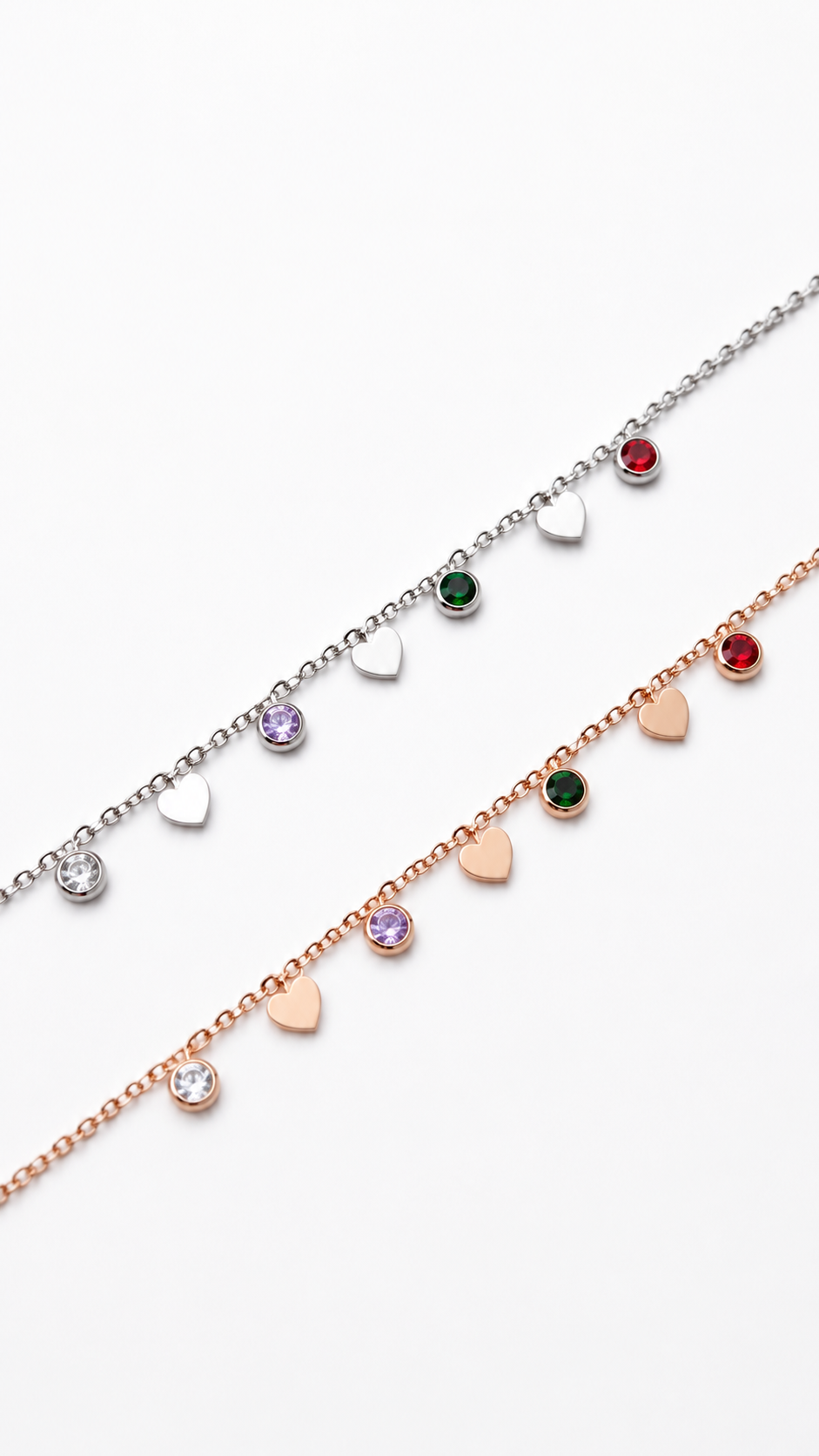 Luna Heart Bracelet (Set of 2)