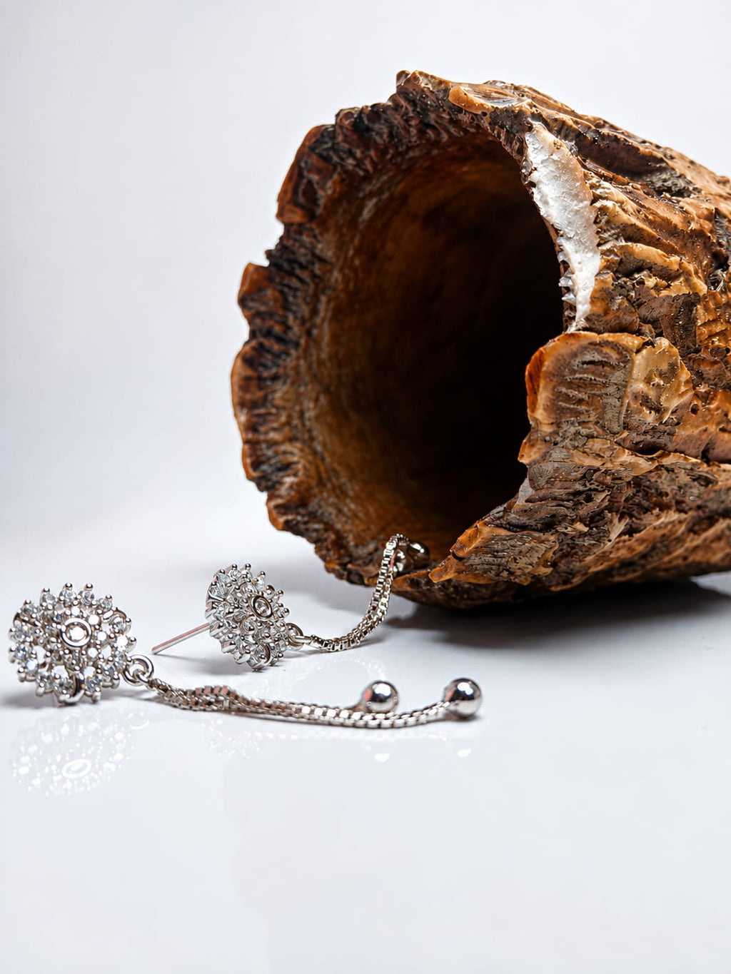 Sparkling AD Stone Dangle Earrings for Women & Girls