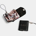 Mini Photo Album Leather Keychain